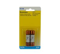 Bussmann BP/NON-30 30 Amp One-Time Cartridge Fuse Non-Current Limiting Class K5 250V UL Listed Carded, 2-Pack