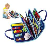 Bussy Boarrd Monteessori Toys | Interactive Buusy Book For Toddlerss | Educational Sensory Activity Toy | Preschool Learning Binder For Travel, Inspired Toddler Book