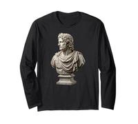 Bust Marble Statue of Alexander The Great Long Sleeve T-Shirt
