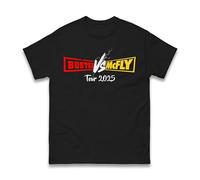 Busted Retro Music McFly Concert Tour 2025 T-Shirt - Vintage Band Gift Tee for Music Lovers UK Event Unisex Kids Adults Top (Black, 4XL)