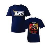 Busted vs Mc-Fly Tour 2025 Shirt - Team Mc-Fly Concert Graphic Tee Band Music Tour Tee Unisex for Men & Women (Navy, 4XL Years)