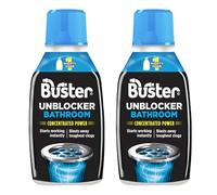 Buster Bathroom Drain Unblocker 300ml, Pack of 2 - Sink Unblocker Removes Hair & Sludge in Showers, Baths & Sinks. Fast-Acting Shower Drain Unblocker Clears Blockages & Slow-Draining Water