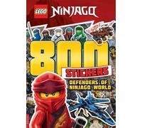 Buster Books LEGO® NINJAGO®: 800 Stickers Paperback Book Buster Books Multicolor