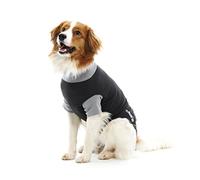 BUSTER Body Suit Classic for Dogs - Black/Grey - XXXL - 76cm