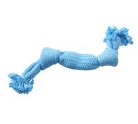 Buster Colour Squeak Rope Dog Toy Light Blue - Medium (35cm)