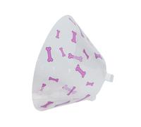 Buster Design Collar with Purple Bones - 10cm