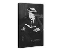 Buster Keaton 4 Canvas Poster Bedroom Decor Landscape Office Room Decor Gift Frame-style 12x18inch(30x45cm)