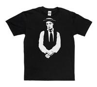 Buster Keaton American Actor Comedian Movie Star Mens T-Shirt Unisex Black Top Tee 3XL