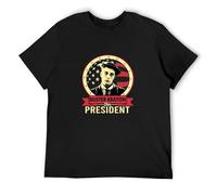 Buster Keaton for President Mens T-Shirt Unisex Black Top Tee S
