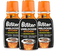 Buster Kitchen Plughole Unblocker 150g, Pack of 3