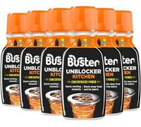 Buster Kitchen Plughole Unblocker, 150g, Pack of 6, Kitchen Drains & Sinks Unblocker, Blasts Fat & Food Debris - Fast-Acting Plughole Unclogger, Clears Blockages & Slow-Draining Water