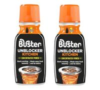 Buster Kitchen Sink Unblocker 150g x 2 - Kitchen Sinks, Plug and Drain Unblocker - Drain Cleaner That Blasts Fat & Food Debris - Fast-Acting Plughole Unclogger, Clears Blockages & Slow-Draining Water