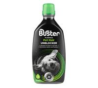 Buster Pet Hair Plughole Unblocker, 900ml, Unblock Pet Hair from Plugholes, Baths, Showers and Basins-Fast-Acting & Dissolves All Types of Pet Hair