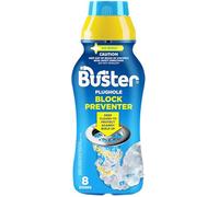 Buster Plughole Block Preventer, 500ml, Prevent Blockages in Bathrooms and Kitchens and Deep Clean to Protect Against Build-Up-For Use in All Plugholes, Pipes and Overflows