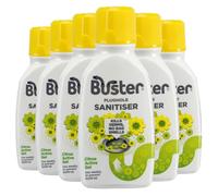 Buster Plughole Citrus Active Sanitiser Gel 300ml Drain Freshener Eliminates Odours Kills 99.9% Germs Bacteria Deep Clean Keeps Sinks Showers Hygienically Clean, Long-Lasting Freshness Pack of 6
