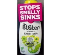 Buster Plughole Sanitiser Citrus Active Gel Kills Germs 300ml