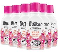 Buster Plughole Sanitiser Gel (Berry - Pack of 6 x 300ml) Fast-Acting Sink and Drain Cleaner for Bad Smells and Stains, Kills 99.9% Germs on Drains & Stainless Steel Sinks, Fresh Scent - Made in UK
