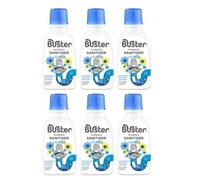 Buster Plughole Sanitiser Granules Eucalyptus Drain Cleaner 300g - Pack of 6
