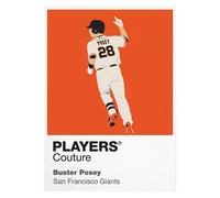 Buster Posey Giants Baseball Icon Frame Men's T-Shirt - Gray / 2XL