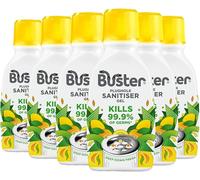 Buster Plughole Sanitiser Gel, 6x300ml, Stop Smelly Plugholes and Drains Fast and Tackle Stains in Stainless Steel Sinks and Overflows-Deep Down Freshness and Fast Results