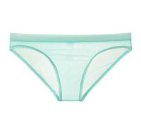 Bustier Tops for Women Summer Seamless Underwear for Men Lace Thin Transparent Underpants Briefs Mesh Tight e Breathable Knickers Panties I-312 Light Blue M