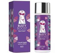 Busty Boost Breast Enhancement Cream - Natural Firming & Lifting Cream for Fuller, Firmer Breasts - Infused with Maca Root, Wild Yam, Guggul Resin & Gotu Kola - Made in the USA - (2 Month Supply)