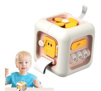 Busy Activity Cube for | Travel Game for Early Development and Learning Fine Motor Skills - Travel Toy for Boys Girls Birthday Gift Holidays Airplane