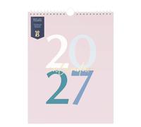Busy B 2027 Busy Life Wall Calendar - Pink Graphic - Pockets & Notes