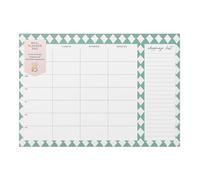 Busy B A4 Weekly Meal Planner & Shopping List Pad - Harlequin