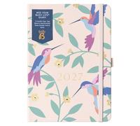 Busy B A5 2027 Diary - Dual Schedule Weekly Planner - Birds Print