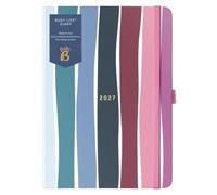 Busy B A5 2027 Diary - Dual Schedule Weekly Planner - Multi Stripe