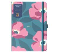 Busy B A5 2027 Diary - Dual Schedule Weekly Planner - Teal Floral
