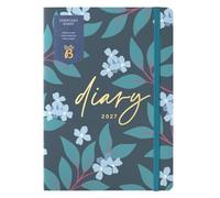 Busy B A5 2027 Weekly Planner Diary - Floral - Notes & Elastic Closure