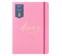 Busy B A5 2027 Weekly Planner Diary - Hot Pink - Notes & Elastic Closure