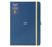 Busy B A5 Mid-Year Academic Diary Aug 2026-Aug 2027 - Navy Cover