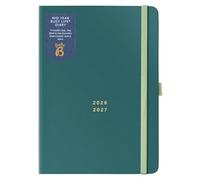 Busy B A5 Mid-Year Academic Diary Aug 2026-Aug 2027 - Teal Cover
