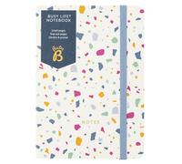 Busy B A6 Notebook in Terrazzo with Lined Pages, Tear-out Pages, Stickers and Pocket