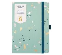 Busy B A6 To Do Diary January to December 2024 - Terrazzo - Week to View Diary with Notes, Tear-Out Lists & Pockets