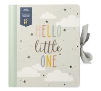 Busy B Baby B Baby Journal with Pockets and Stickers, Neutral, Grey