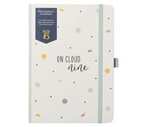 Busy B Baby B Pregnancy Journal with diary, notebook and 4 storage pockets - Cream, Neutral