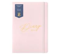 Busy B Everyday A5 Weekly Planner Diary 2026 - Compact Diary for Students, Teachers, Work & More with a Week-to-View Layout, Useful Planners, Notes Pages & Elastic Closure Band - Pink Planner Jan-Dec
