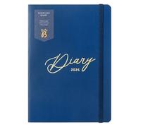 Busy B Everyday A5 Weekly Planner Diary 2026 - Compact Diary for Students, Teachers, Work & More with a Week-to-View Layout, Useful Planners, Notes Pages & Elastic Closure Band - Navy Planner Jan-Dec