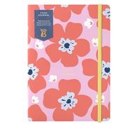 Busy B Food Journal - Floral Daily food journal with weekly meal planning, shopping lists & notes. Planner to help track weight loss - works with Weight Watchers and other diet plans! FSC® Certified