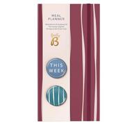 Busy B Meal Planner - Burgundy Stripe - Weekly Tear-Off & Shopping Lists | The Busy B Meal Planner in Burgundy Stripe offers weekly tear-off sheets, shopping lists, a pocket & two magnets.