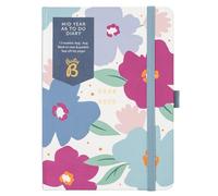 Busy B Mid Year A6 To Do Diary August 2024 - August 2025 - Floral Week to View A6 Diary with Notes, Pen Holder and Tear-Out Lists