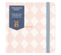 Busy B Password Book - Harlequin Cover - All your Internet Passwords in One Place - Store a Maximum of 186 Internet Login Details - Compact & Discreet Design with A-to-Z Index & Elastic Closure Band