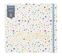 Busy B Terrazzo Birthday Card Book - Greeting Card Organiser