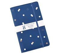 Busy B Travel Wallet - Beautiful Faux Leather Wallet with Space to Store up to 6 passports