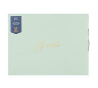 Busy B Wedding Guest Book - Cream - with 64 pages, space for friends and family to write messages on your special day, with ribbon closure. A lovely Keepsake Book