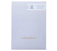 Busy B Wedding Seating Planner with guest stickers and table planners, Blue, One Size